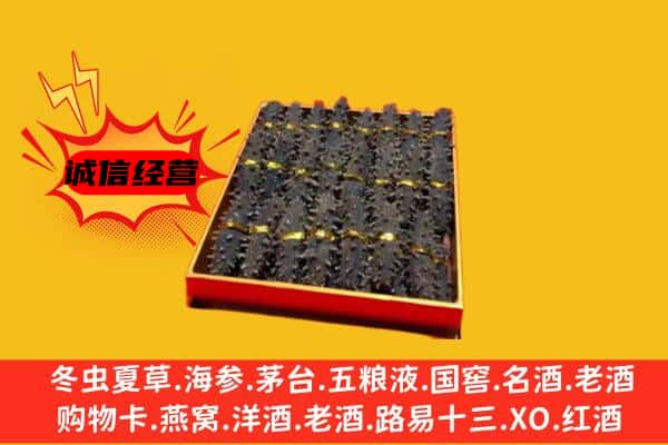 三明市将乐回收海参